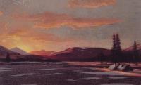 William Bradford - Winter Sunset